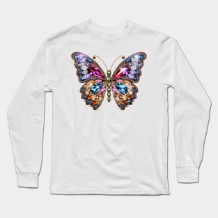 Bejeweled Butterfly #3 Long Sleeve T-Shirt